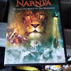 Disney Narnia DVD with Vibrant Red and Green Cover